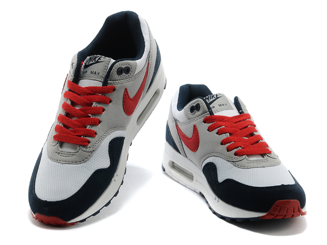 New Men'S Nike Air Max Black/White/Gray/Red